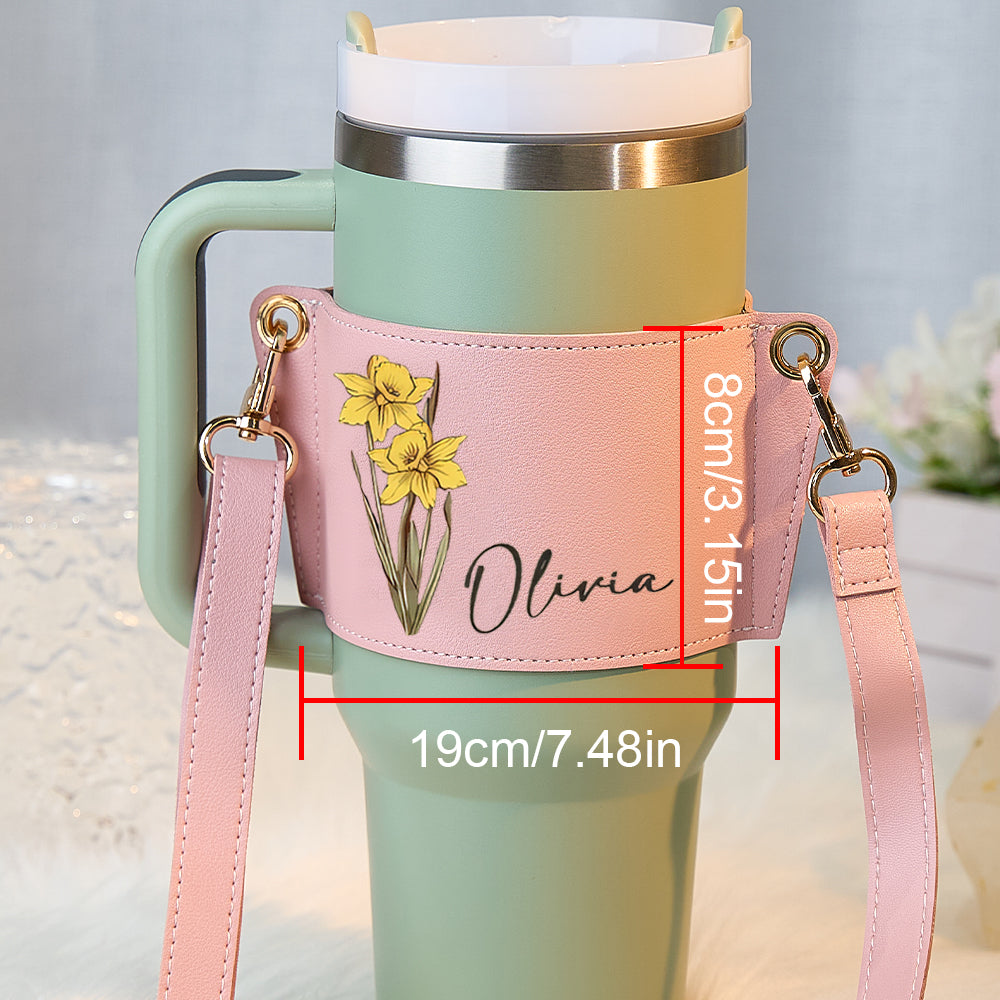 Bloom Bottle Carrier™ – Personalized Birth Flower Bag | Gift