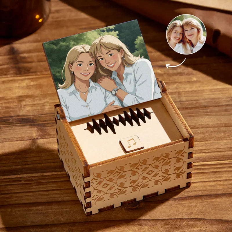 Anime Music Box™ – Custom Song & Photo | Gift for Anime