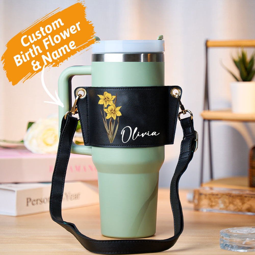 Bloom Bottle Carrier™ – Personalized Birth Flower Bag | Gift