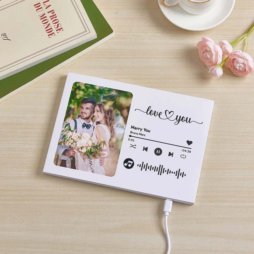 Personalized Video Greeting Card – Custom Video Brochure & Video Book Gift for Your Lover. Upload Your Video for a Unique, Memorable Surprise!