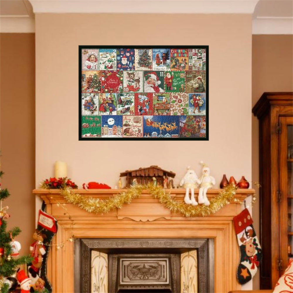 Advent Calendar Christmas Jigsaw Puzzle - 24 Boxes Christmas