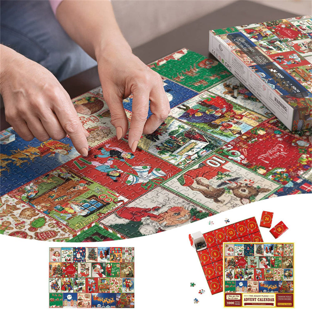 Advent Calendar Christmas Jigsaw Puzzle - 24 Boxes Christmas