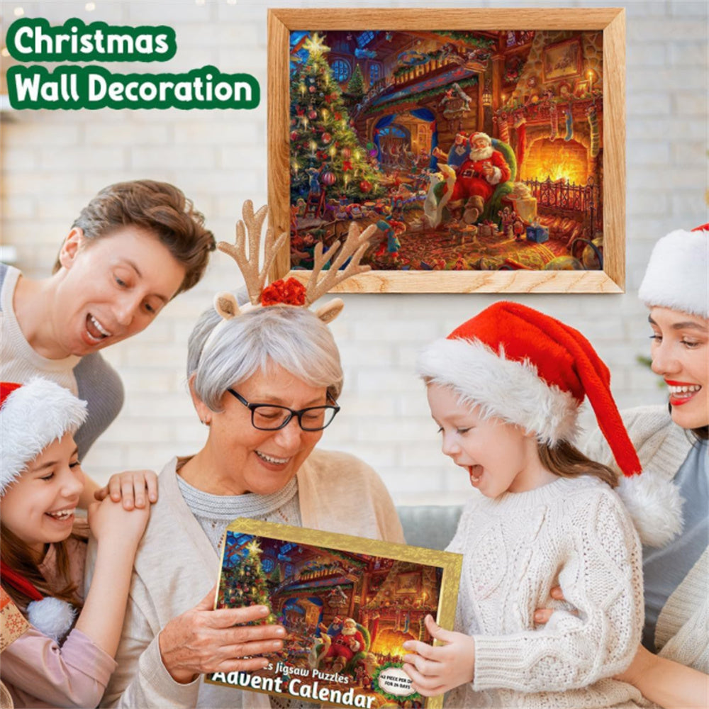 Advent Calendar Christmas Jigsaw Puzzle - 24 Boxes Christmas