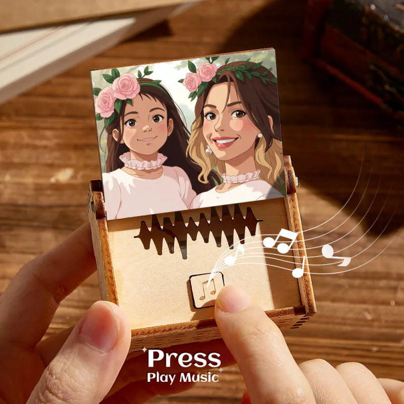 Anime Music Box™ – Custom Song & Photo | Gift for Anime