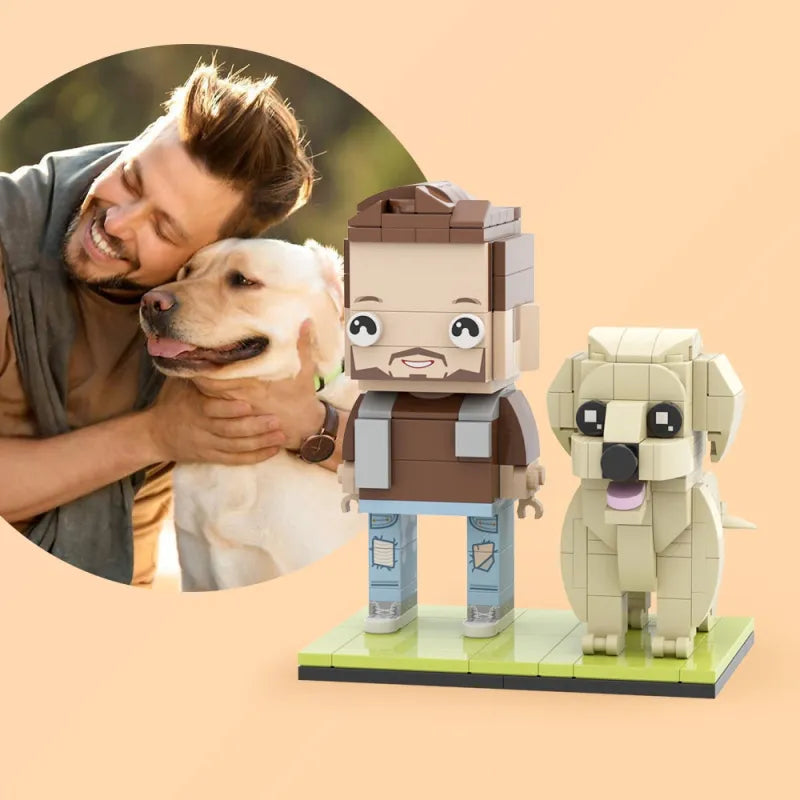 Custom Pet Photo Brick Art | Perfect Gift