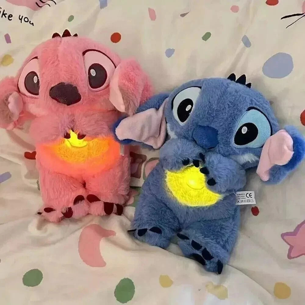 Stitch Comfort Plush – Breathing Toy with Lights & Lullabies | Anxiety Relief Plush for Kids & Adults