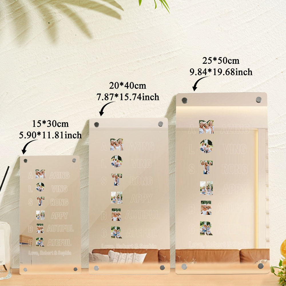 Mirror Light™ – Custom Photo Lamp | Mother’s Day Gift for Mom
