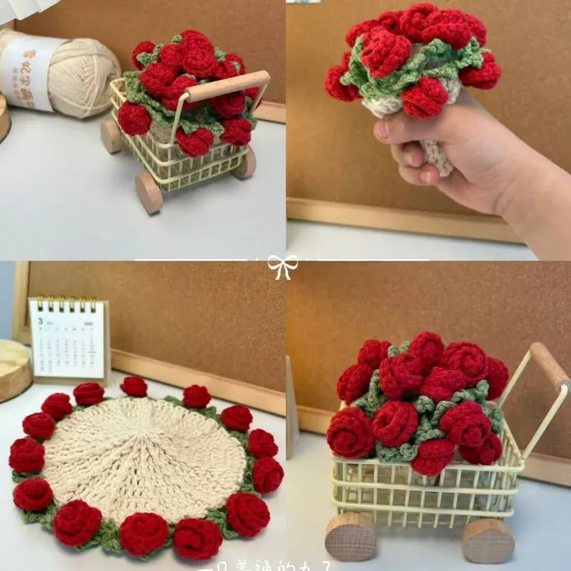 Bloom Coaster™ – Handmade Crochet Flower Gift | Cozy Home