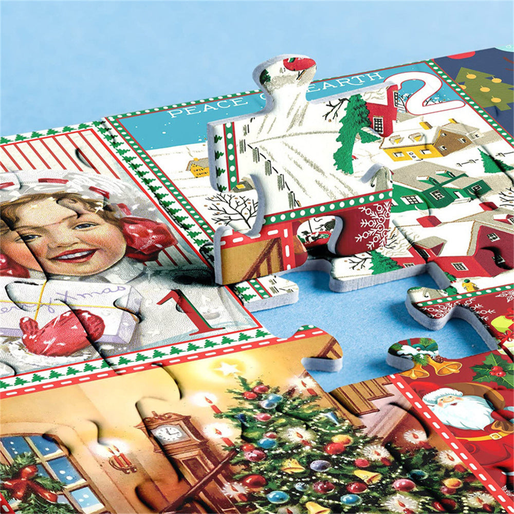 Advent Calendar Christmas Jigsaw Puzzle - 24 Boxes Christmas