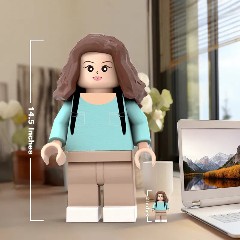 3D Print Custom Giant Minifigs Personalized Photo Giant