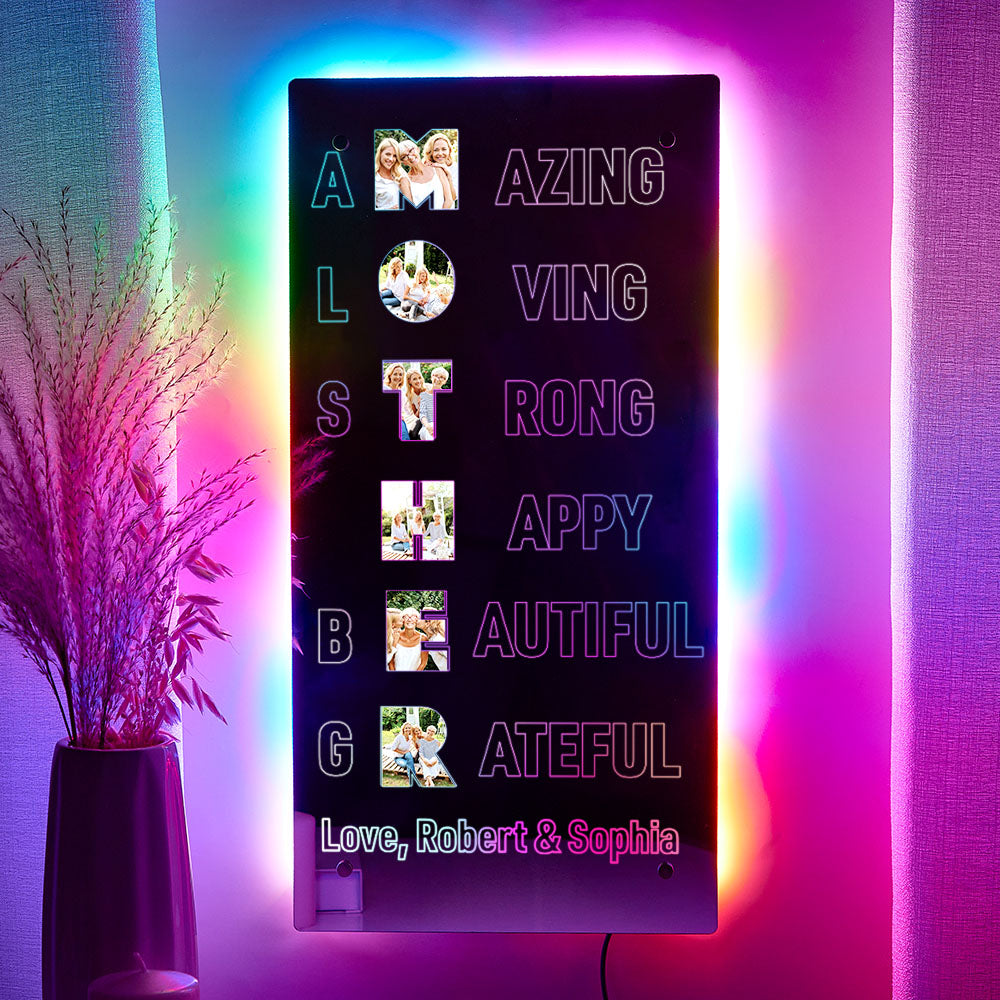 Mirror Light™ – Custom Photo Lamp | Mother’s Day Gift for Mom